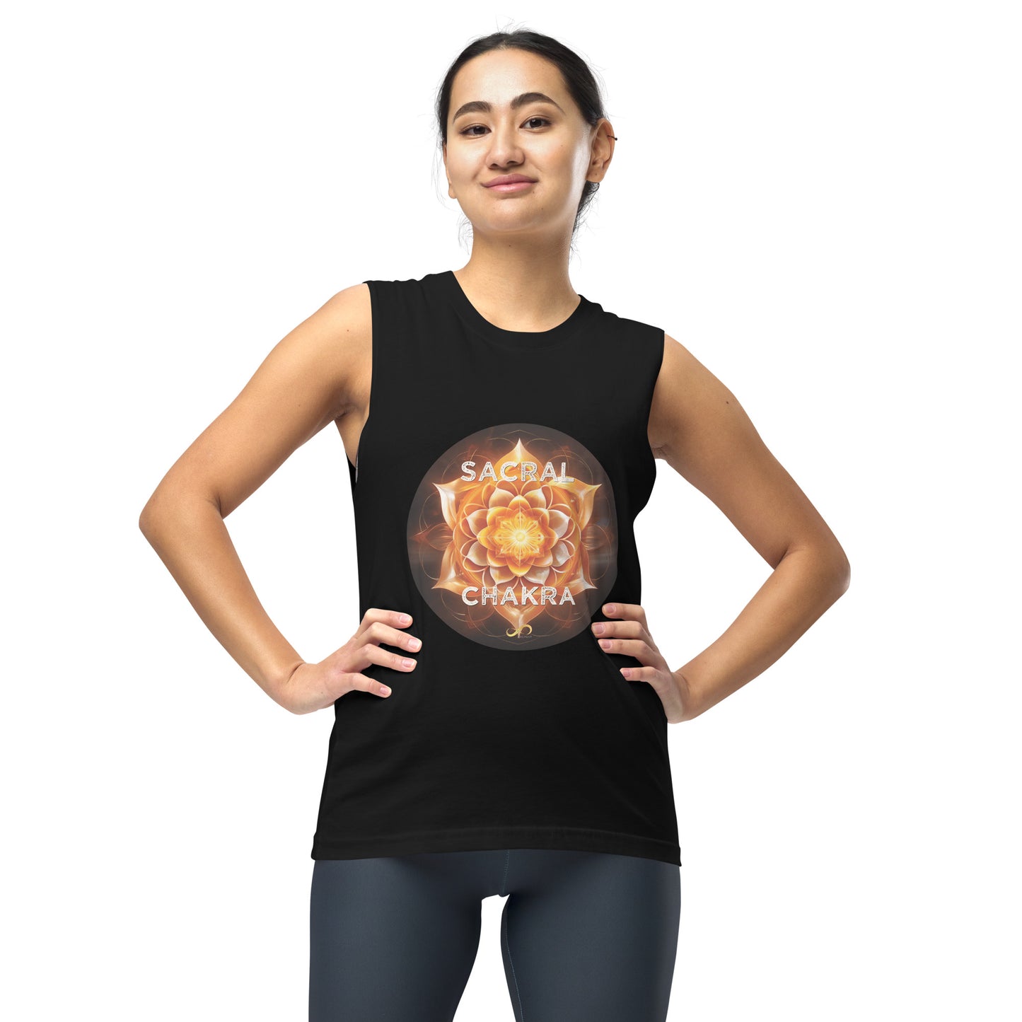 Sacral Chakra Muscle Tank