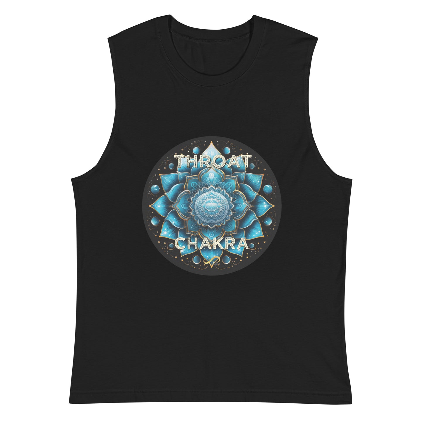 Throat Chakra Muscle Tank