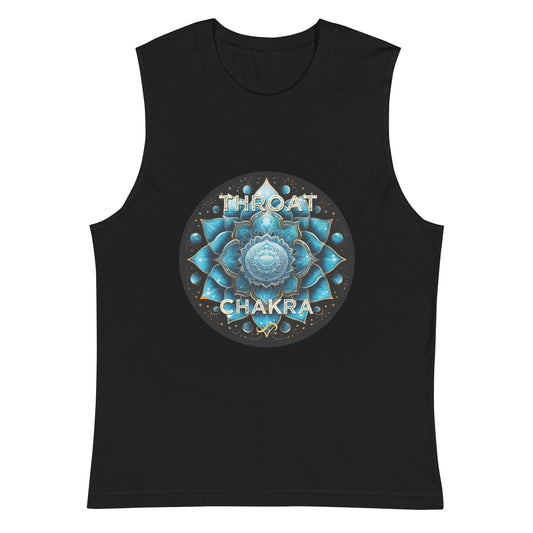 Throat Chakra Muscle Tank