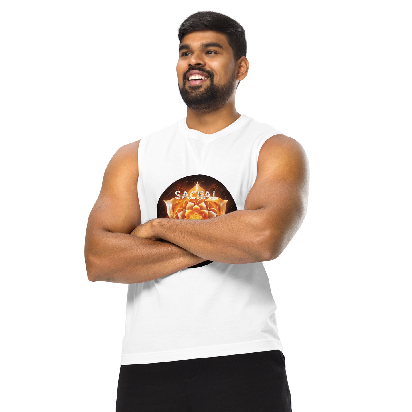 Sacral Chakra Muscle Tank