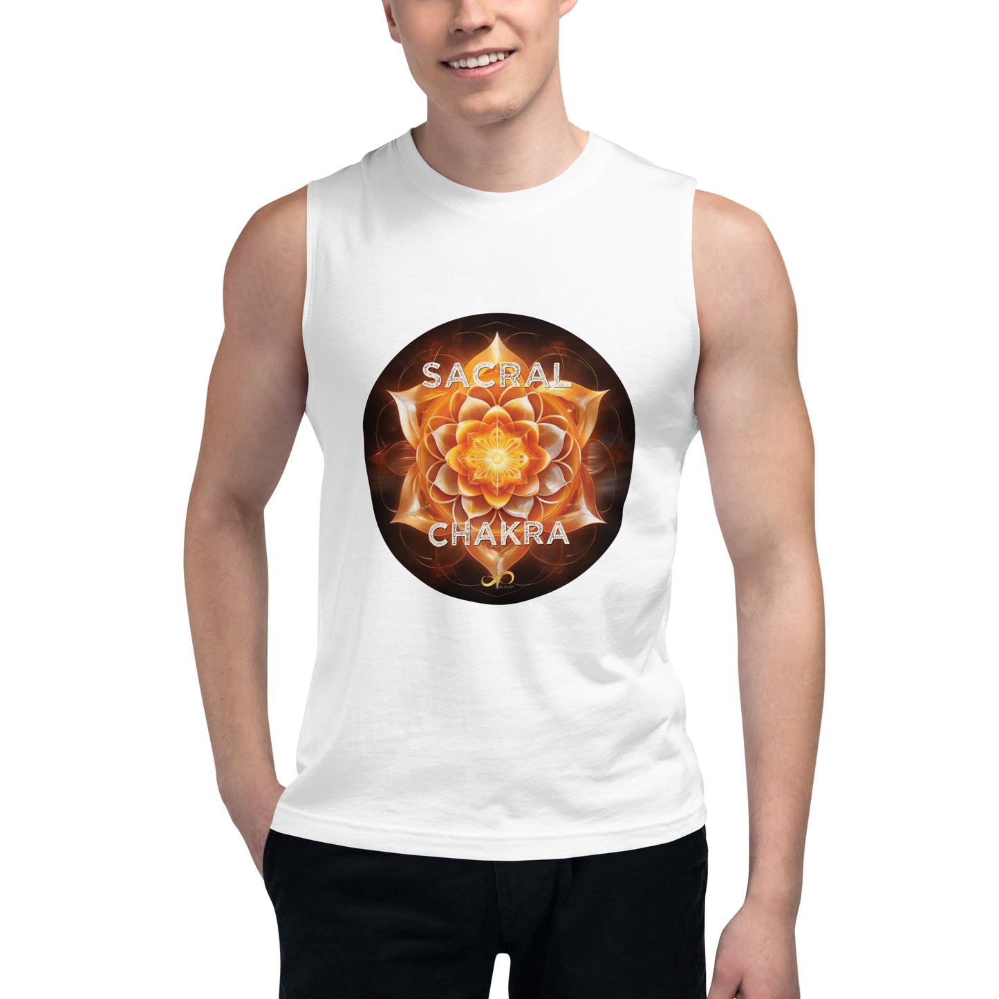 Sacral Chakra Muscle Tank