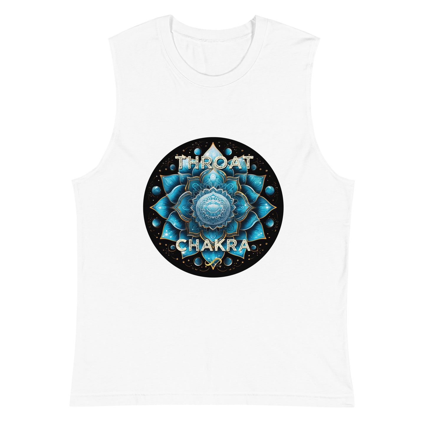 Throat Chakra Muscle Tank