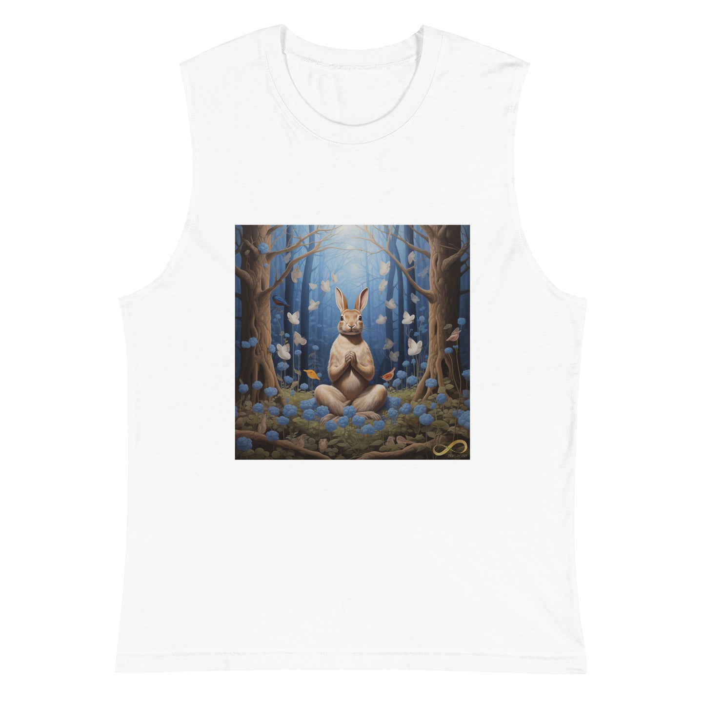 Meditating Zen Otter Muscle Tank