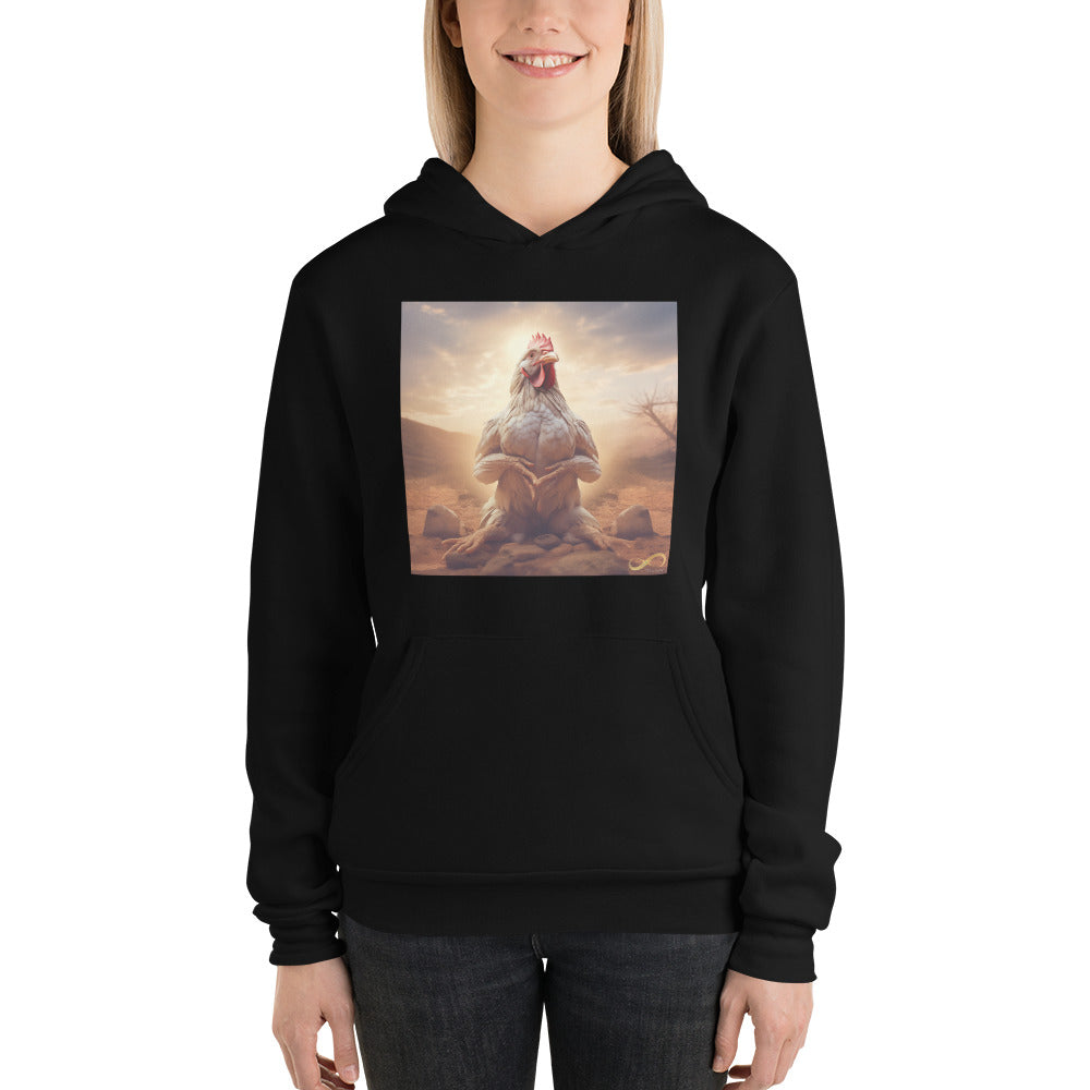 Meditating Zen Hen Hoodie