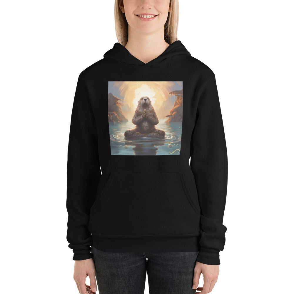 Meditating Zen Otter Hoodie