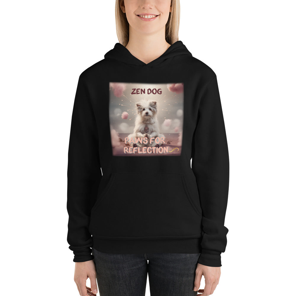 Meditating Zen Dog with Mantra Hoodie