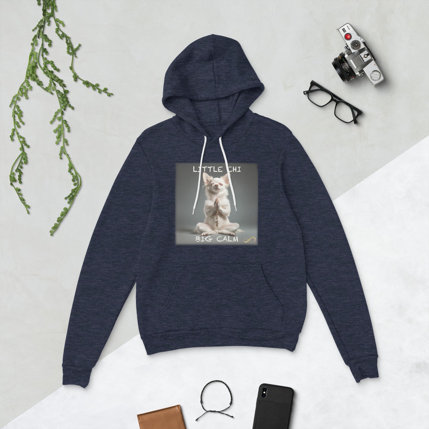 Meditating Zen Chihuahua with Mantra Hoodie