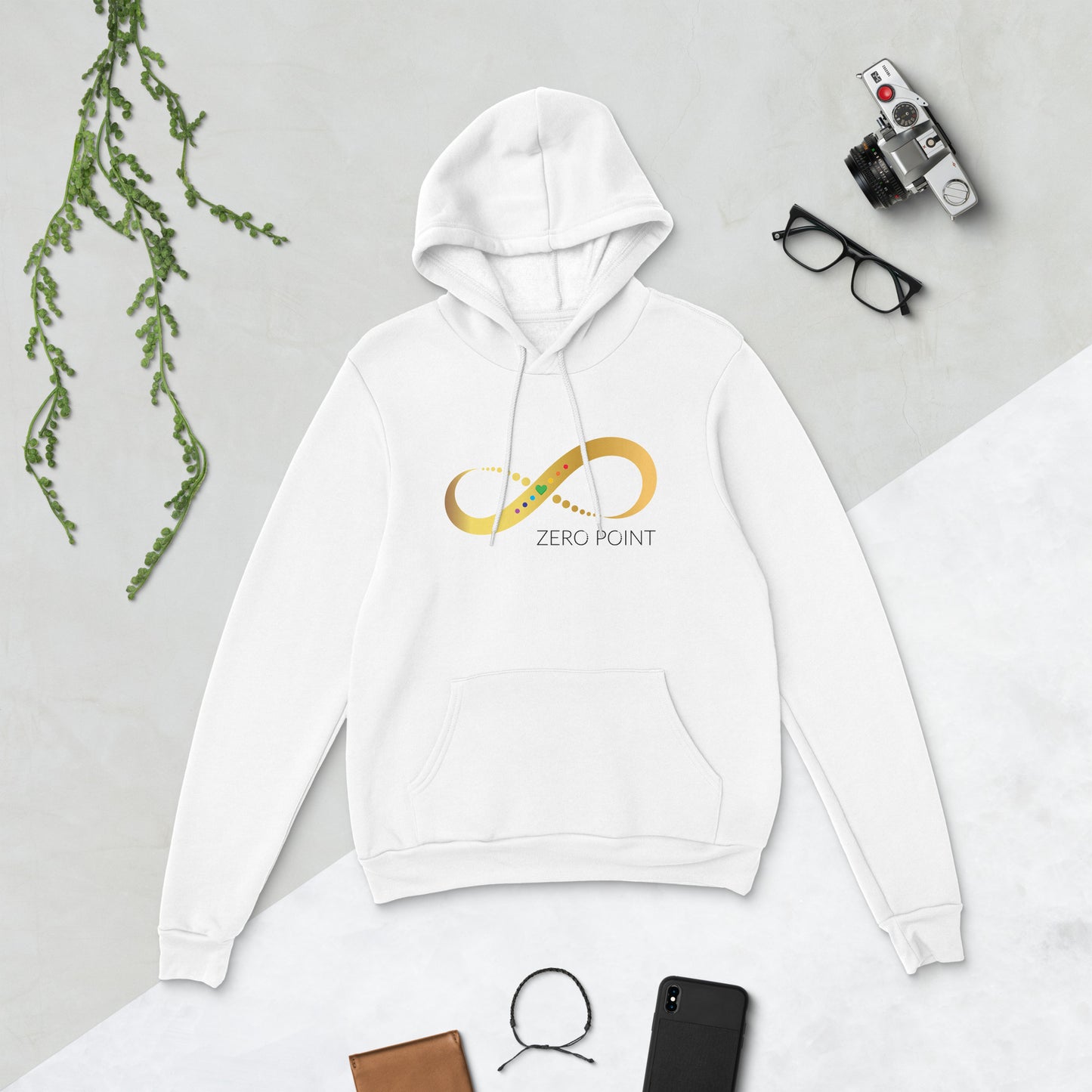 Zero Point Activation Merch Hoodie - White