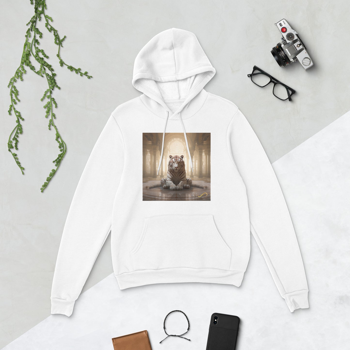 Meditating Zen Tiger Hoodie