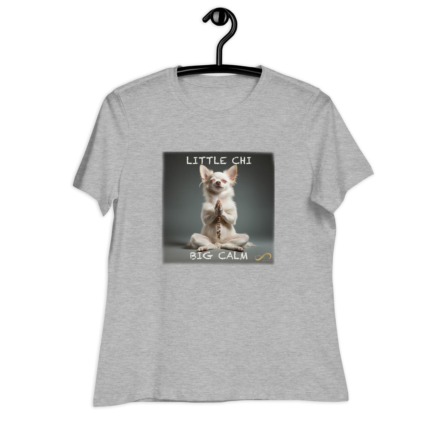 Meditating Zen Chihuahua with Mantra Women's Shirt