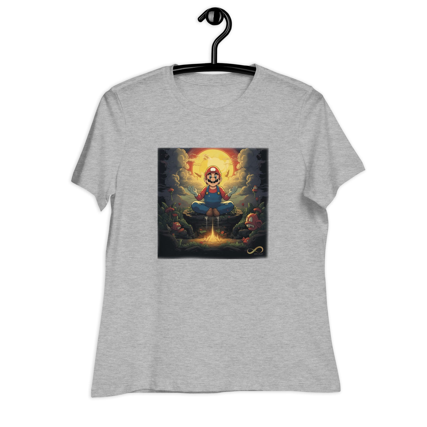 Meditating Zen Gamer Woman's Shirt