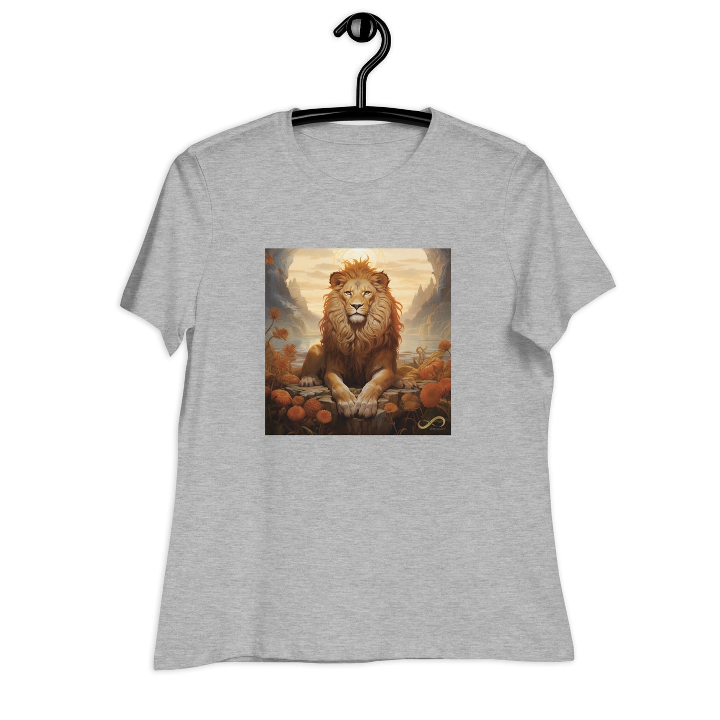 Meditating Zen Lion Women's Shirt