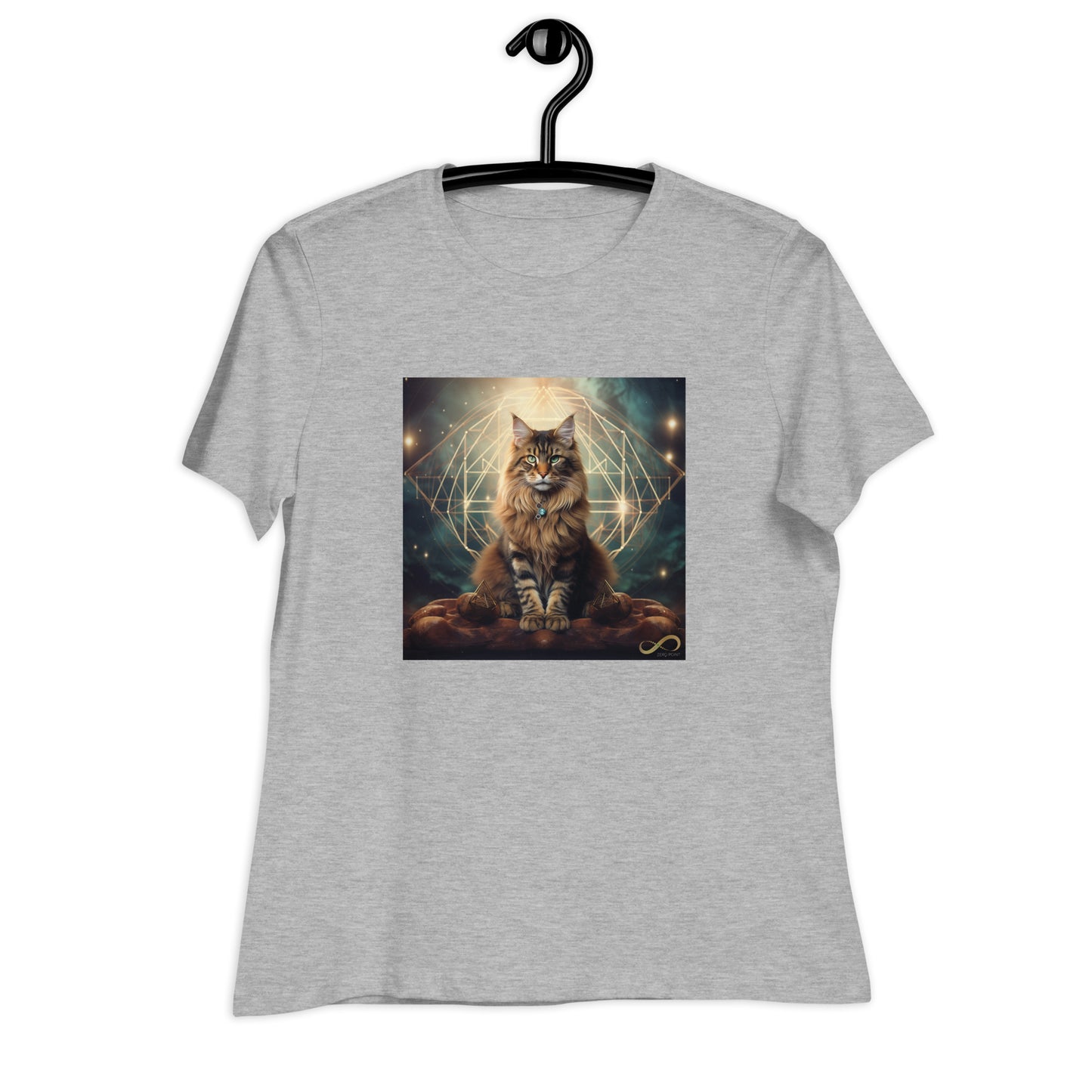 Meditating Divine Feline Women's Shirt