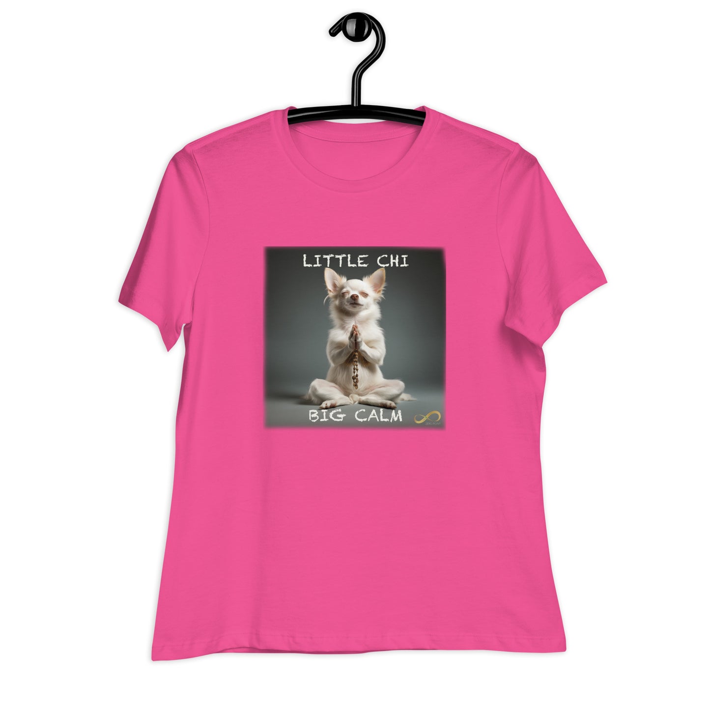 Meditating Zen Chihuahua with Mantra Women's Shirt