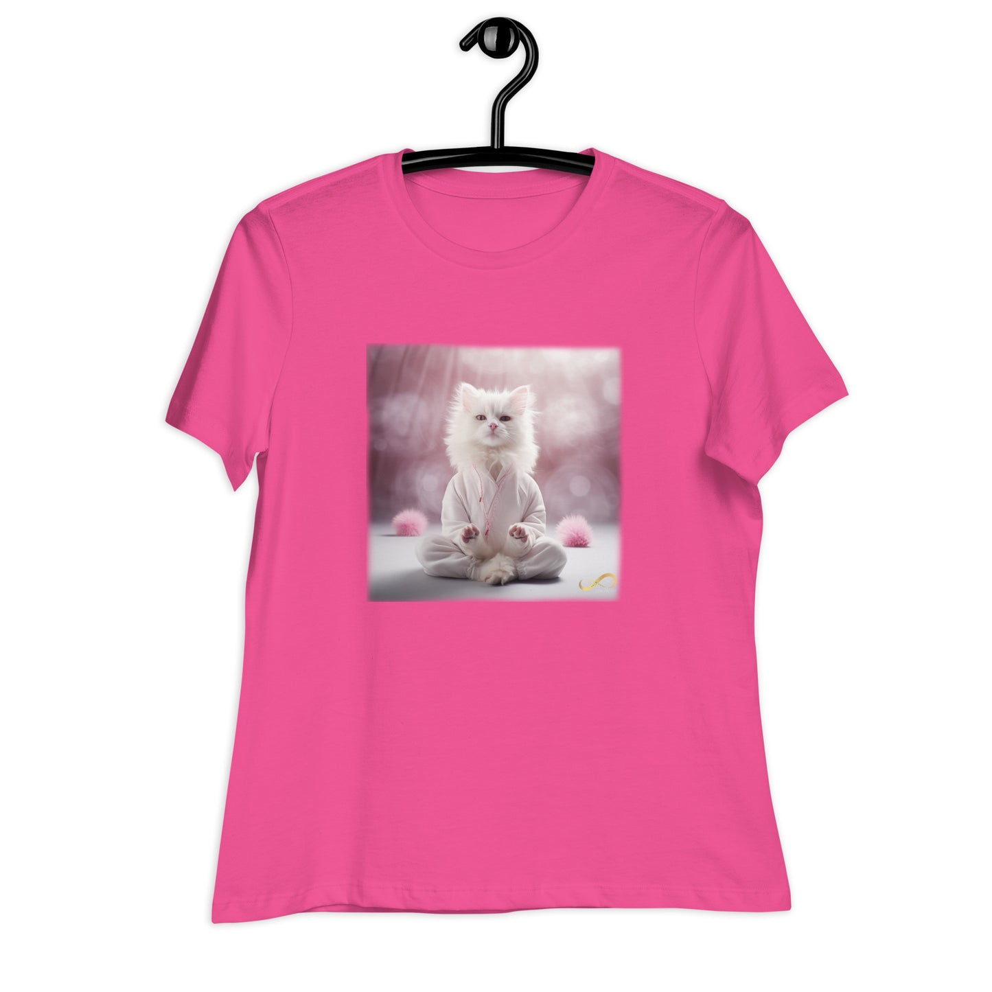 Meditating Zen Cat Women's Shirt