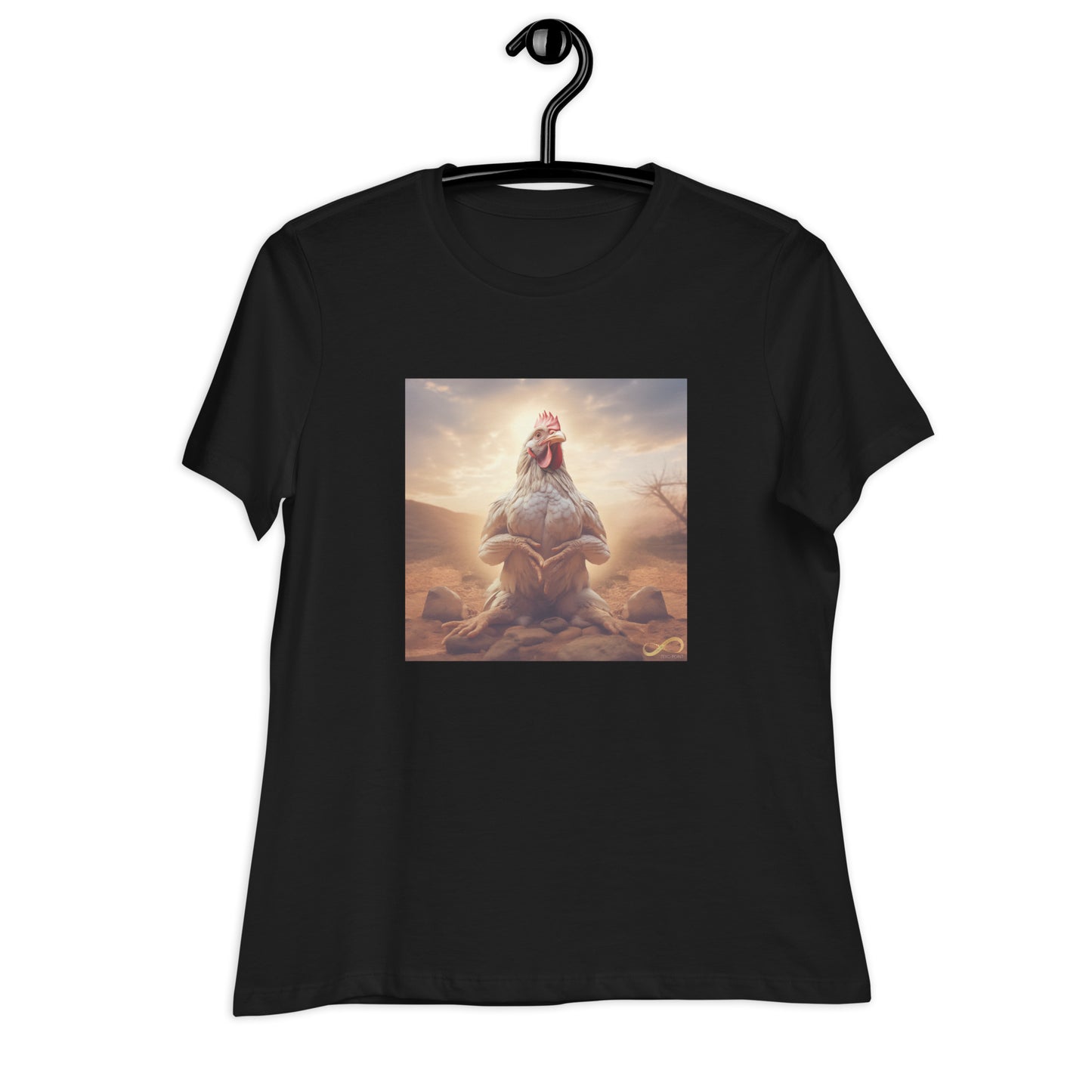 Meditating Zen Hen Women's Shirt