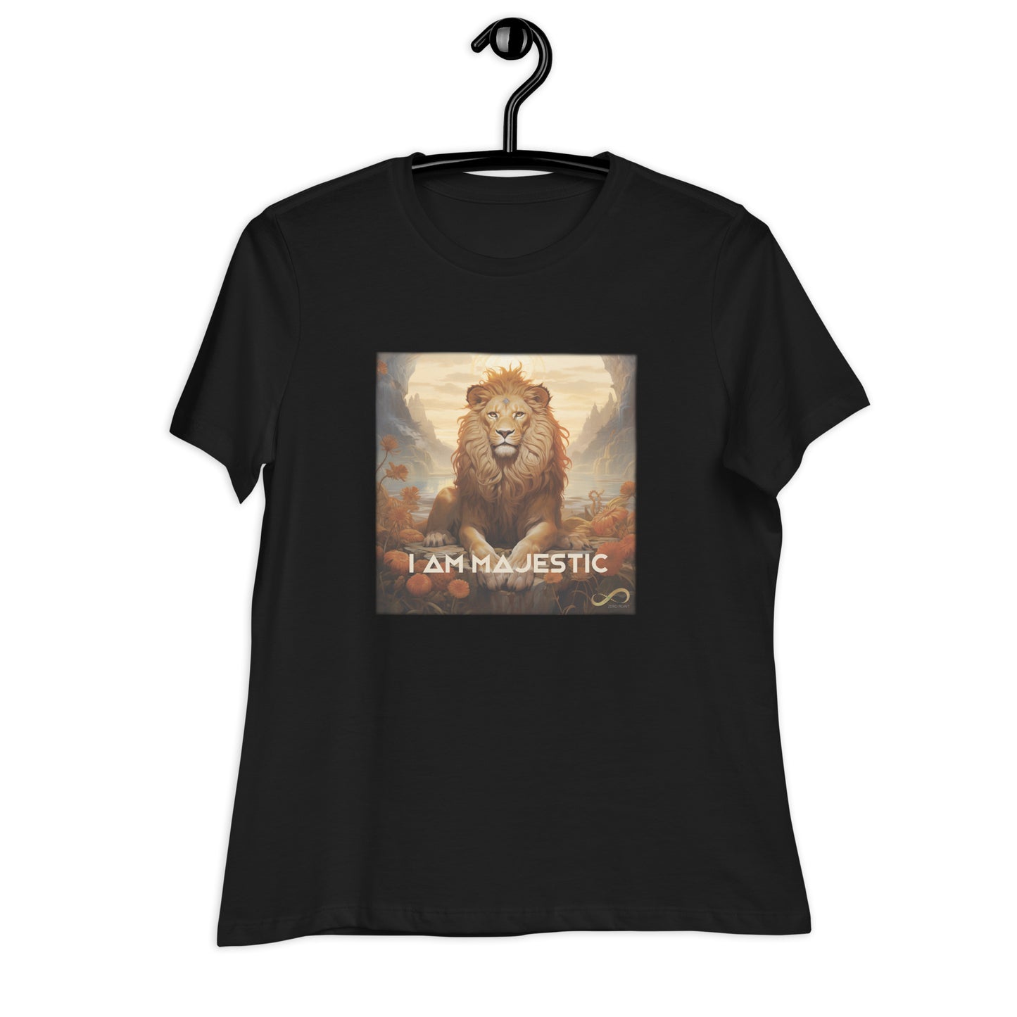 Meditating Zen Lion with Mantra Women's Shirt