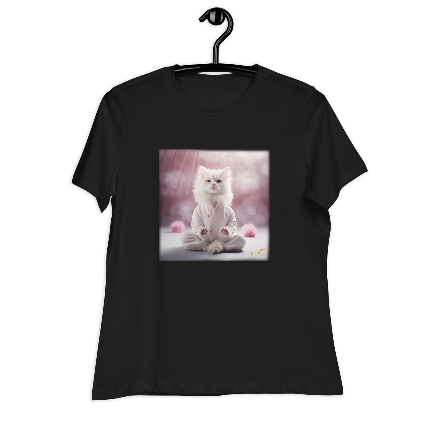 Meditating Zen Cat Women's Shirt