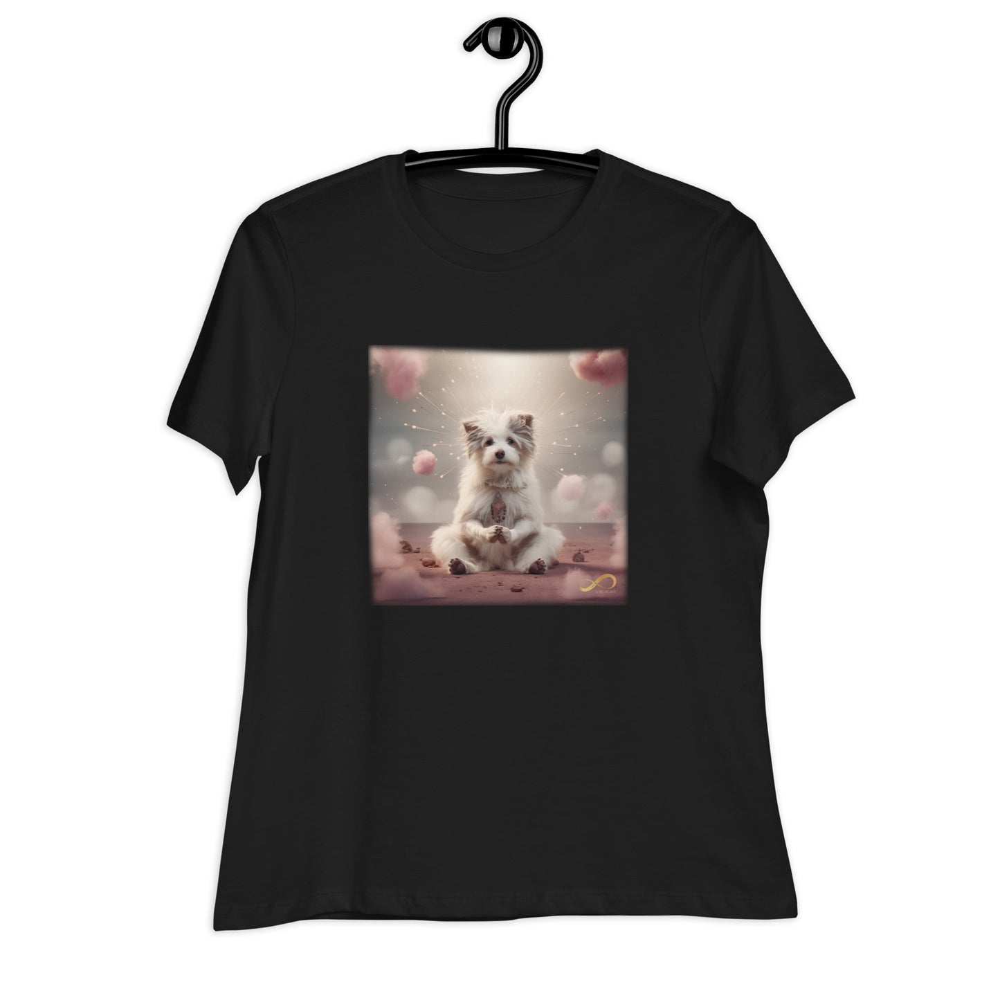 Meditating Zen Dog Women's Shirt