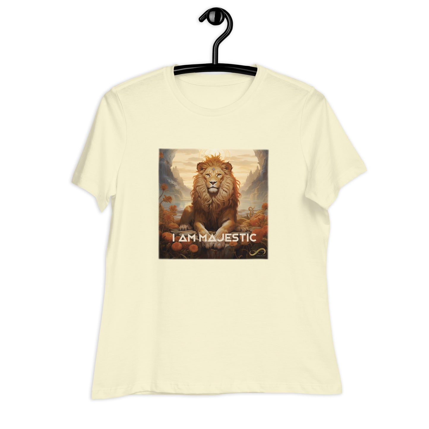 Meditating Zen Lion with Mantra Women's Shirt