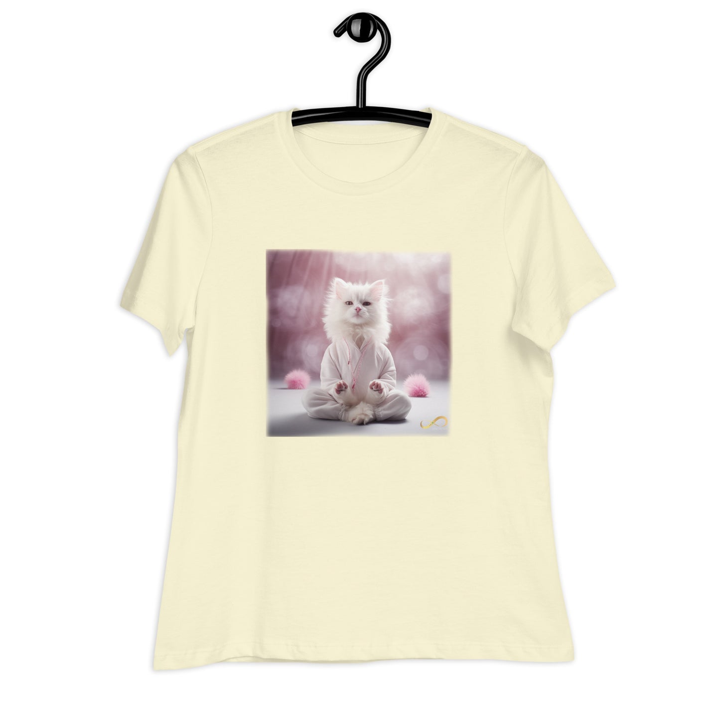 Meditating Zen Cat Women's Shirt