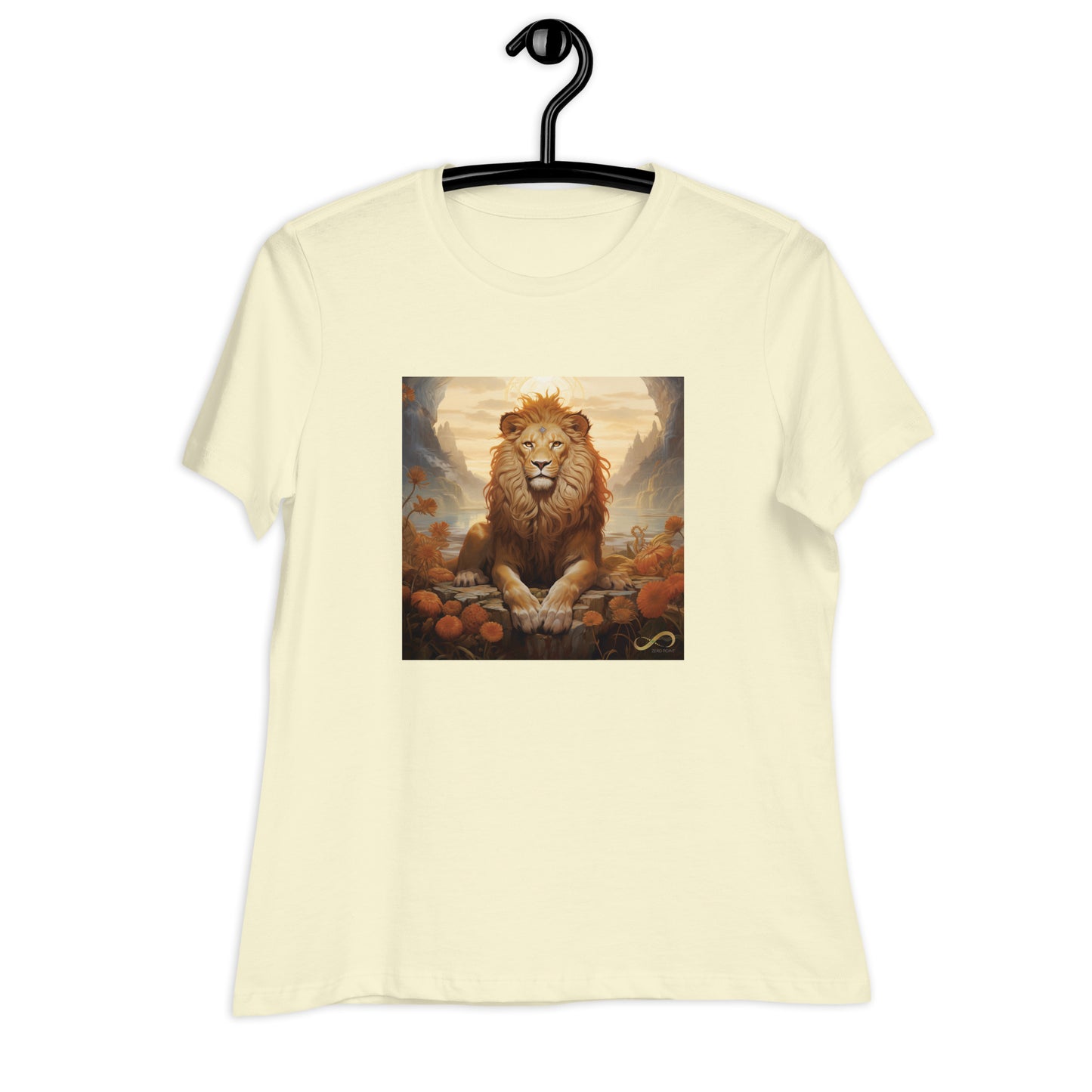 Meditating Zen Lion Women's Shirt