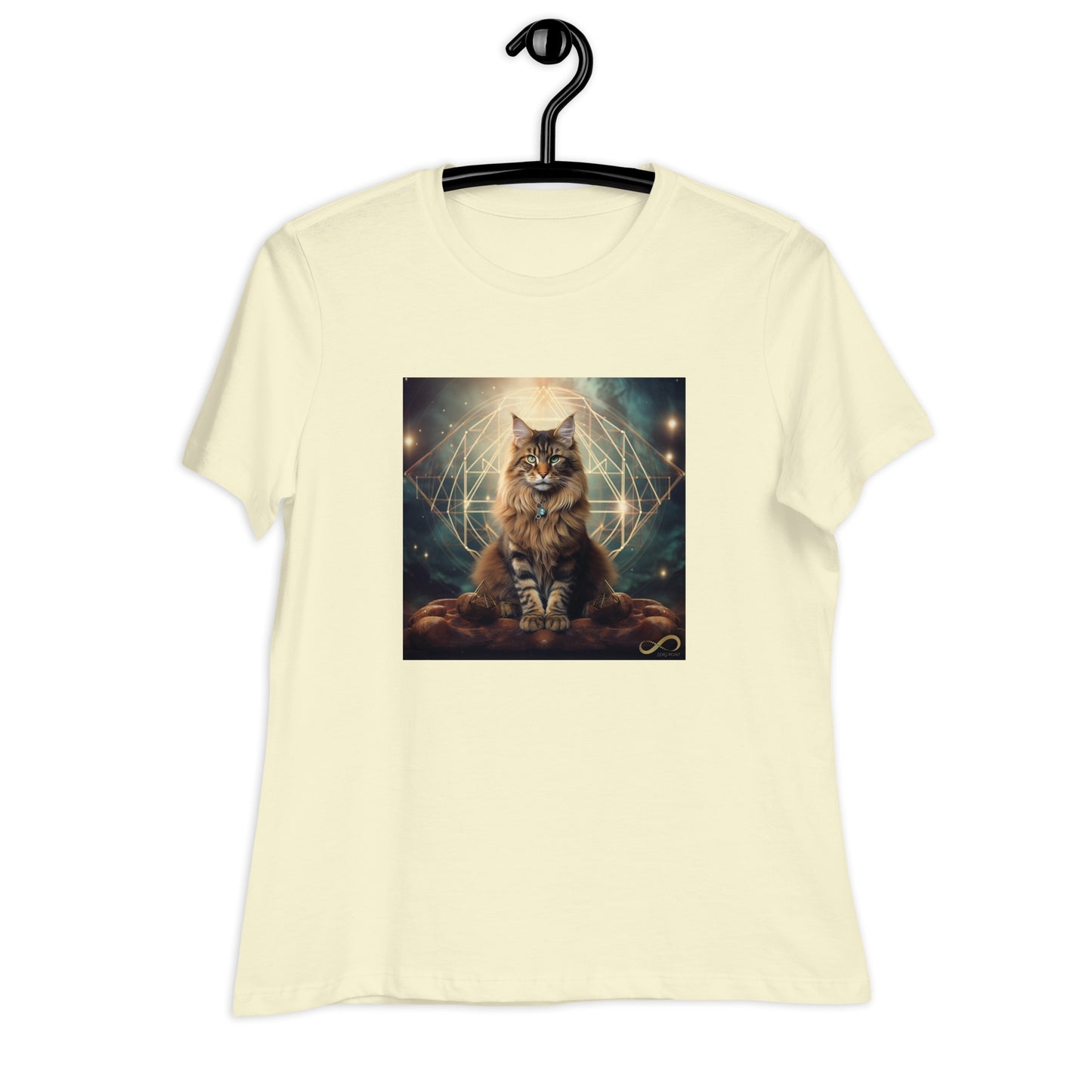 Meditating Divine Feline Women's Shirt