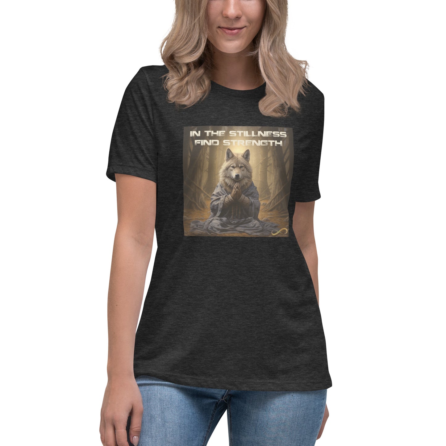 Meditating Zen Tiger with Mantra Women's Shirt