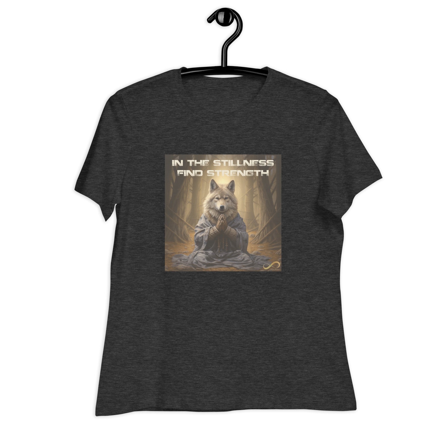 Meditating Zen Tiger with Mantra Women's Shirt