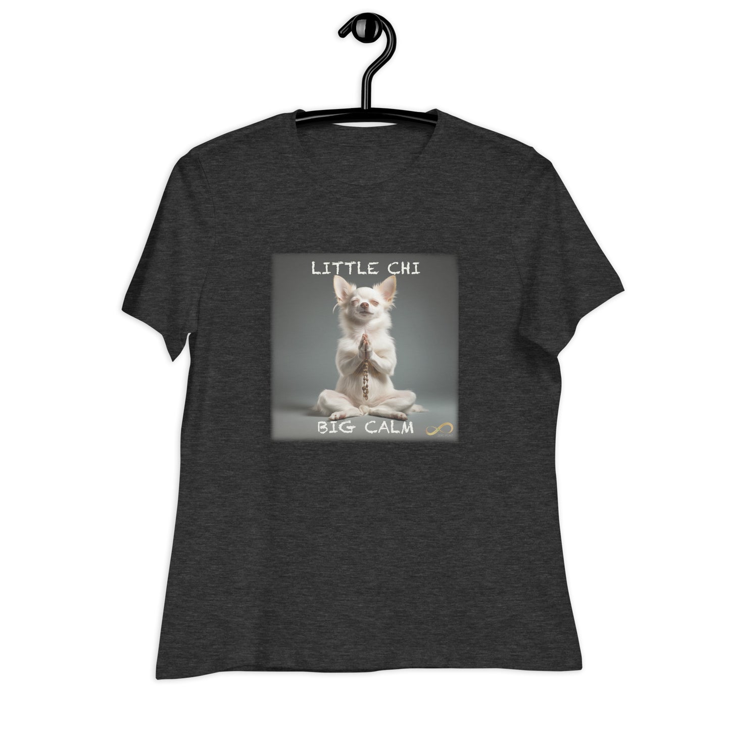 Meditating Zen Chihuahua with Mantra Women's Shirt