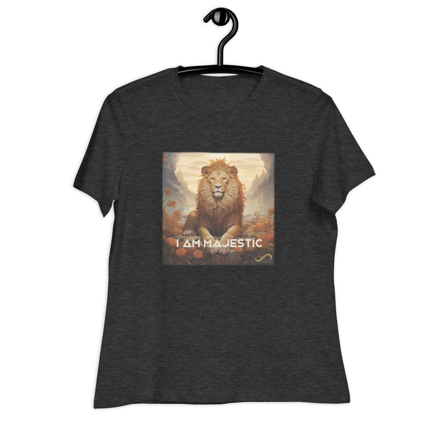 Meditating Zen Lion with Mantra Women's Shirt