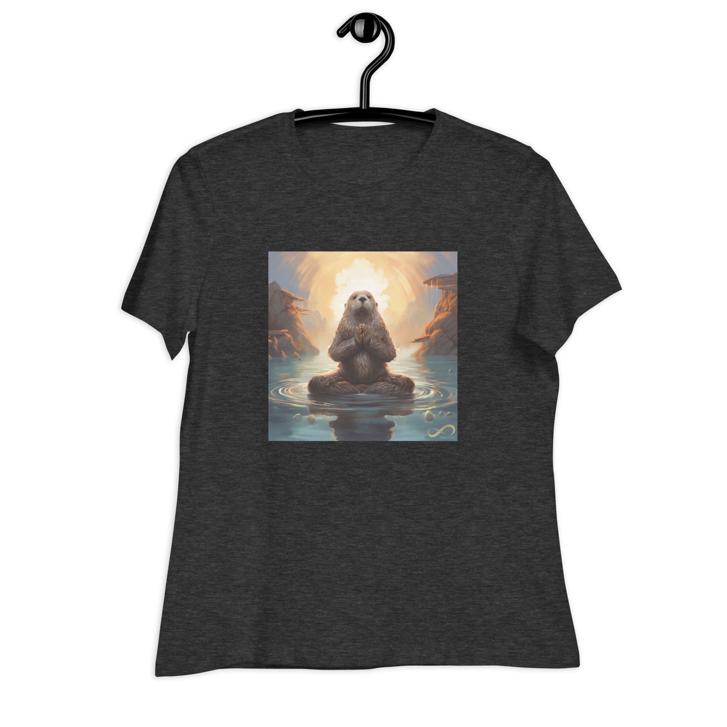 Meditating Zen Otter Women's Shirt