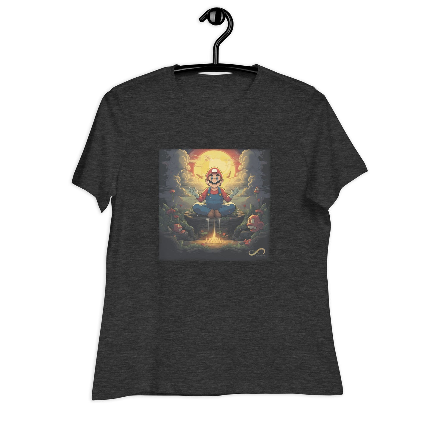 Meditating Zen Gamer Woman's Shirt