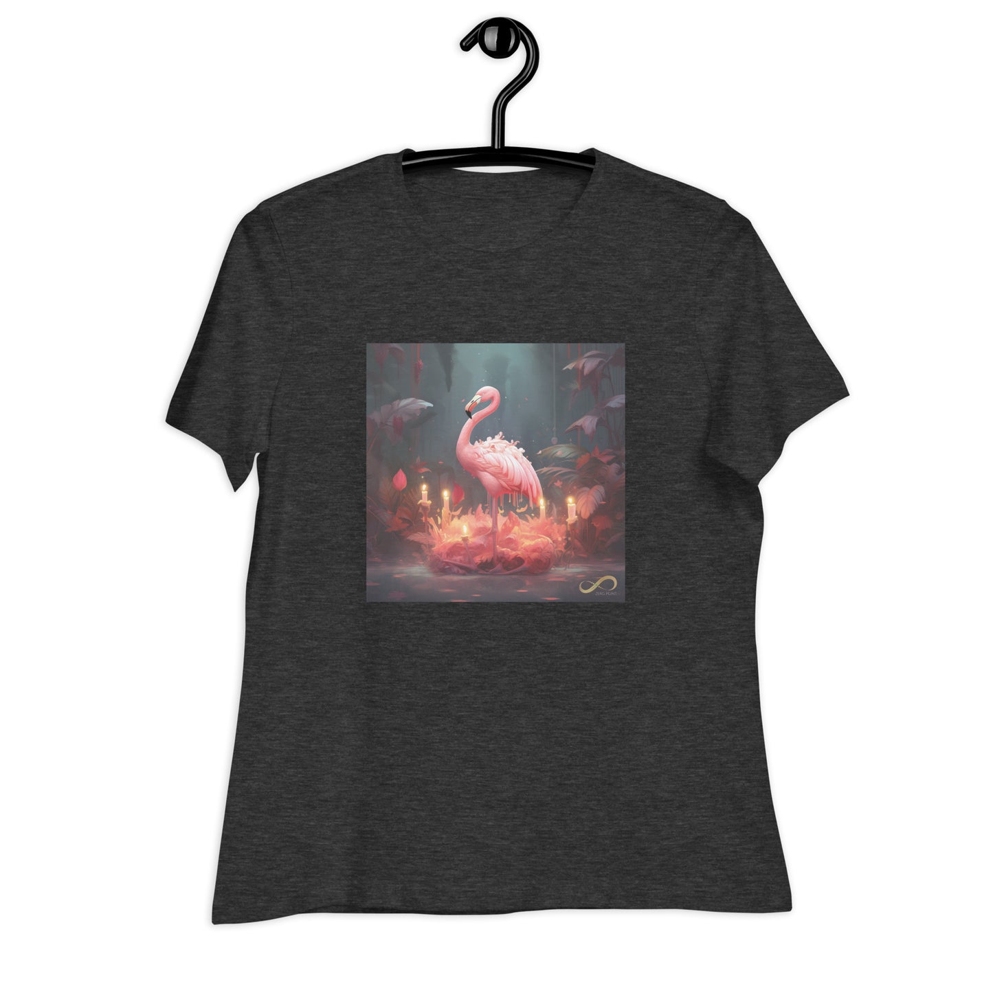 Meditating Zen Flamingo Women's Shirt