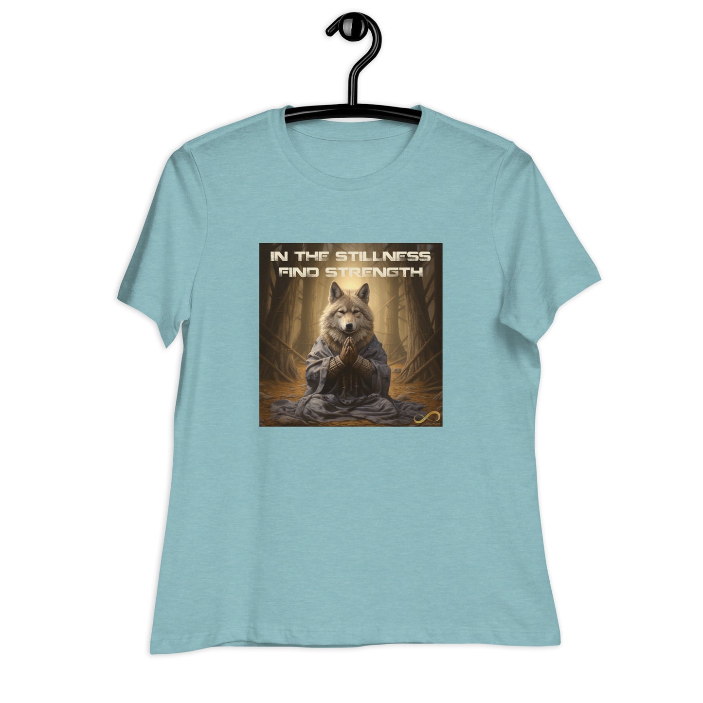 Meditating Zen Tiger with Mantra Women's Shirt