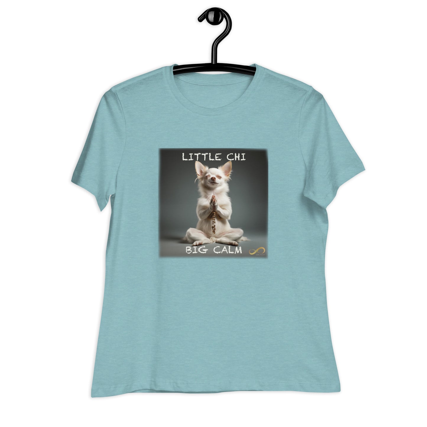 Meditating Zen Chihuahua with Mantra Women's Shirt