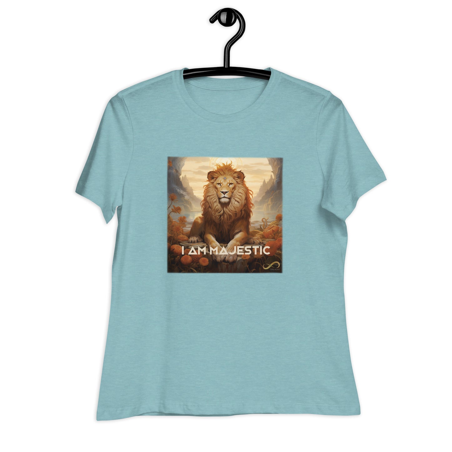 Meditating Zen Lion with Mantra Women's Shirt