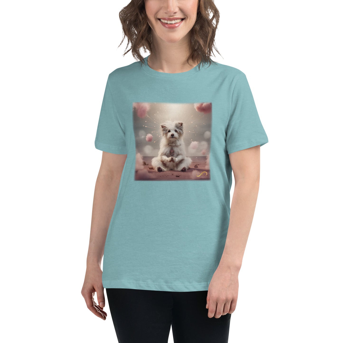 Meditating Zen Dog Women's Shirt