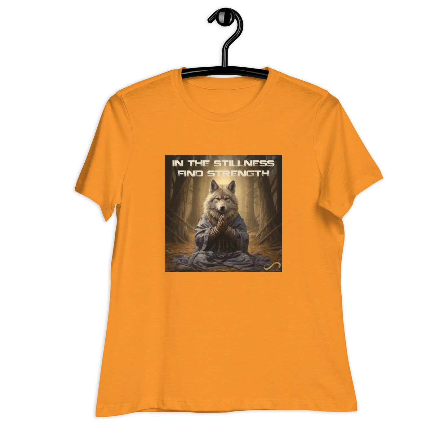 Meditating Zen Tiger with Mantra Women's Shirt