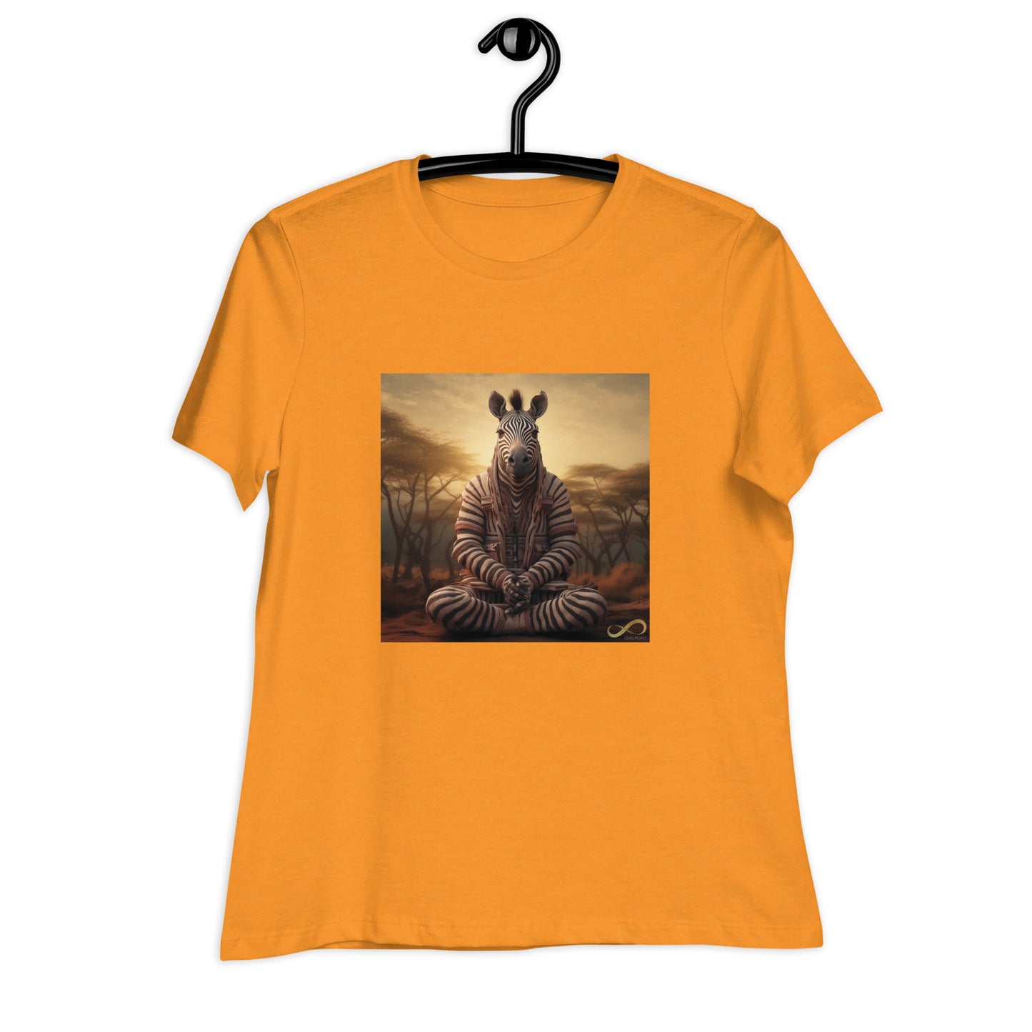 Meditating Zen Zebra Women's Shirt