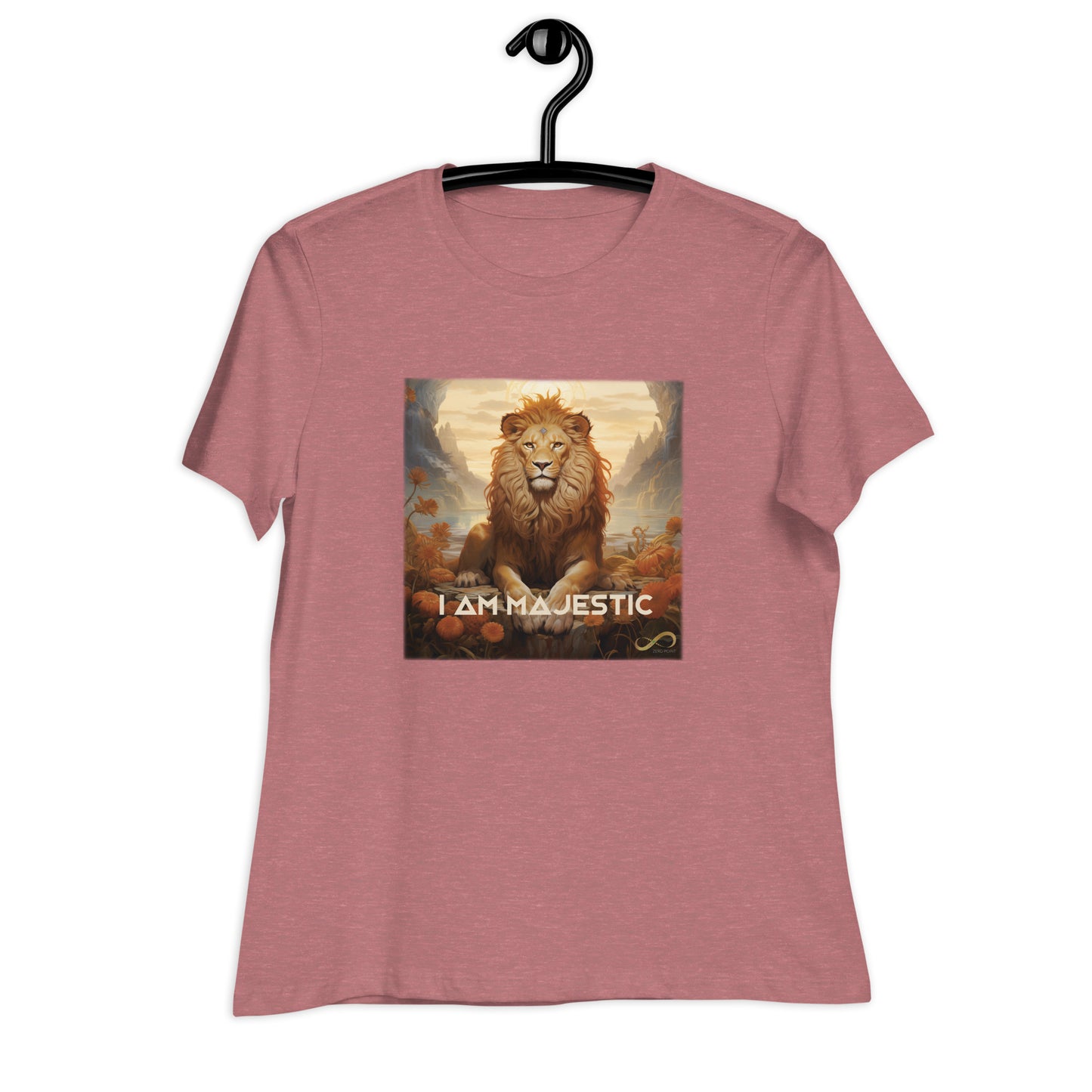 Meditating Zen Lion with Mantra Women's Shirt