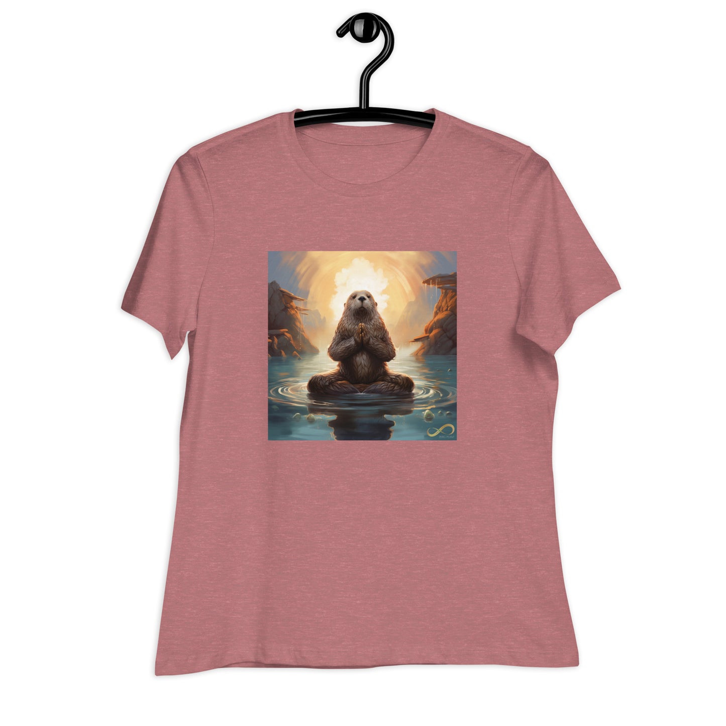 Meditating Zen Otter Women's Shirt