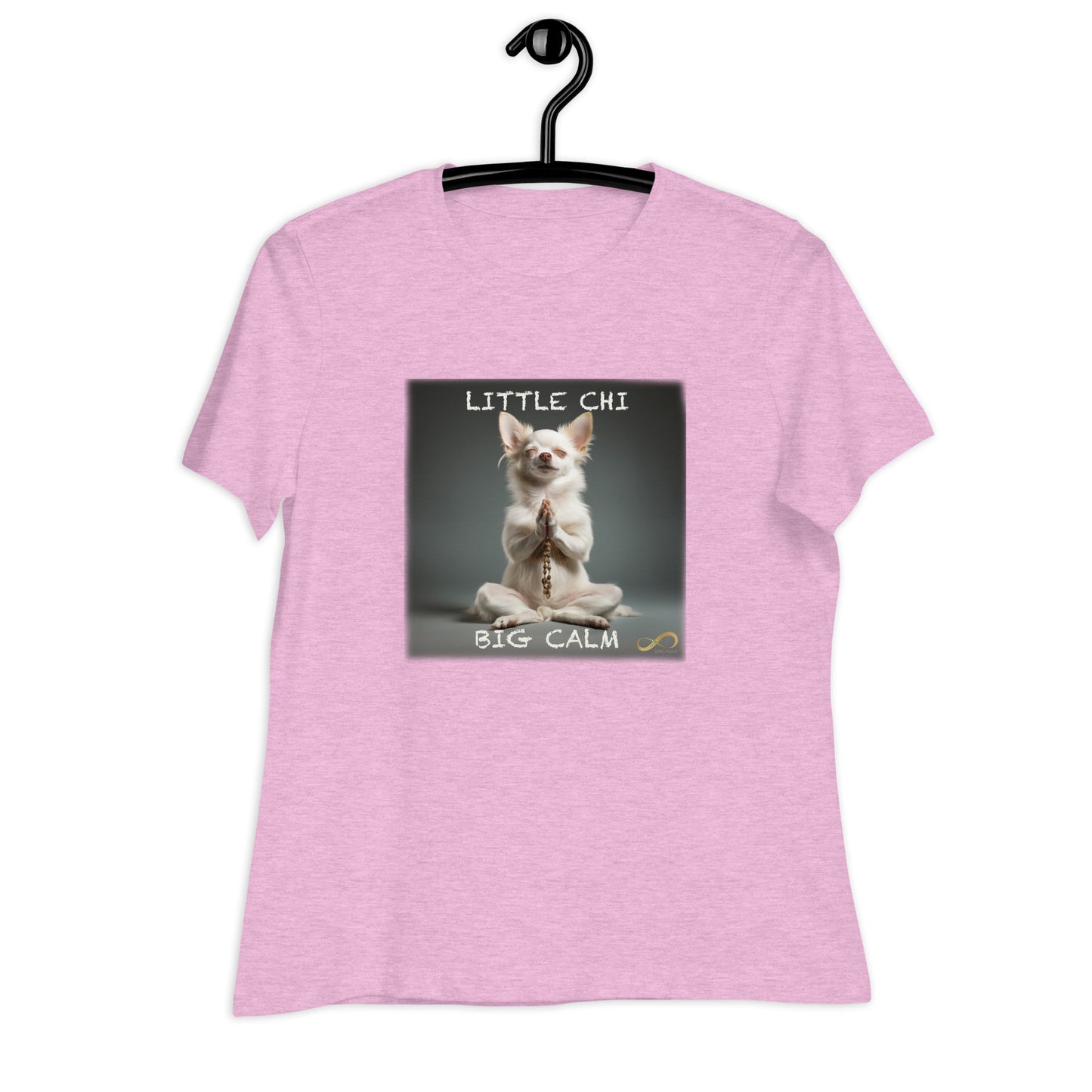 Meditating Zen Chihuahua with Mantra Women's Shirt