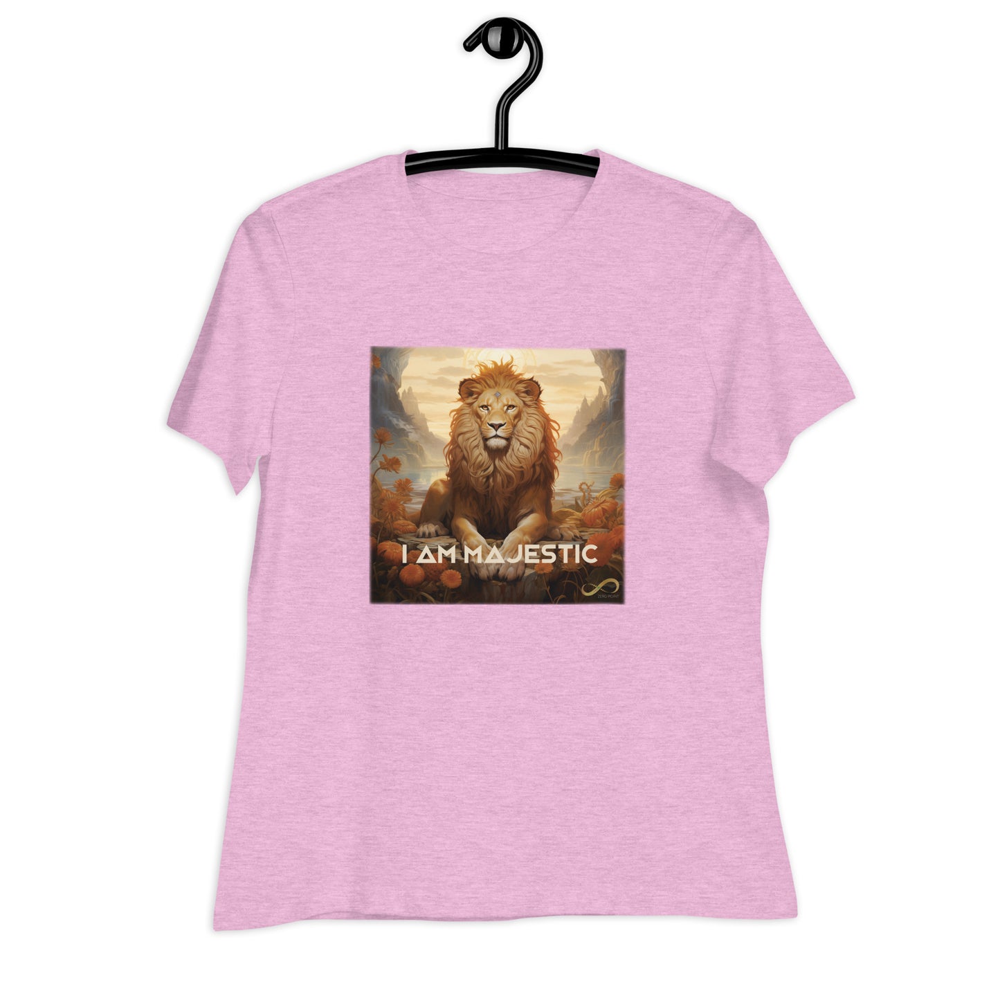 Meditating Zen Lion with Mantra Women's Shirt