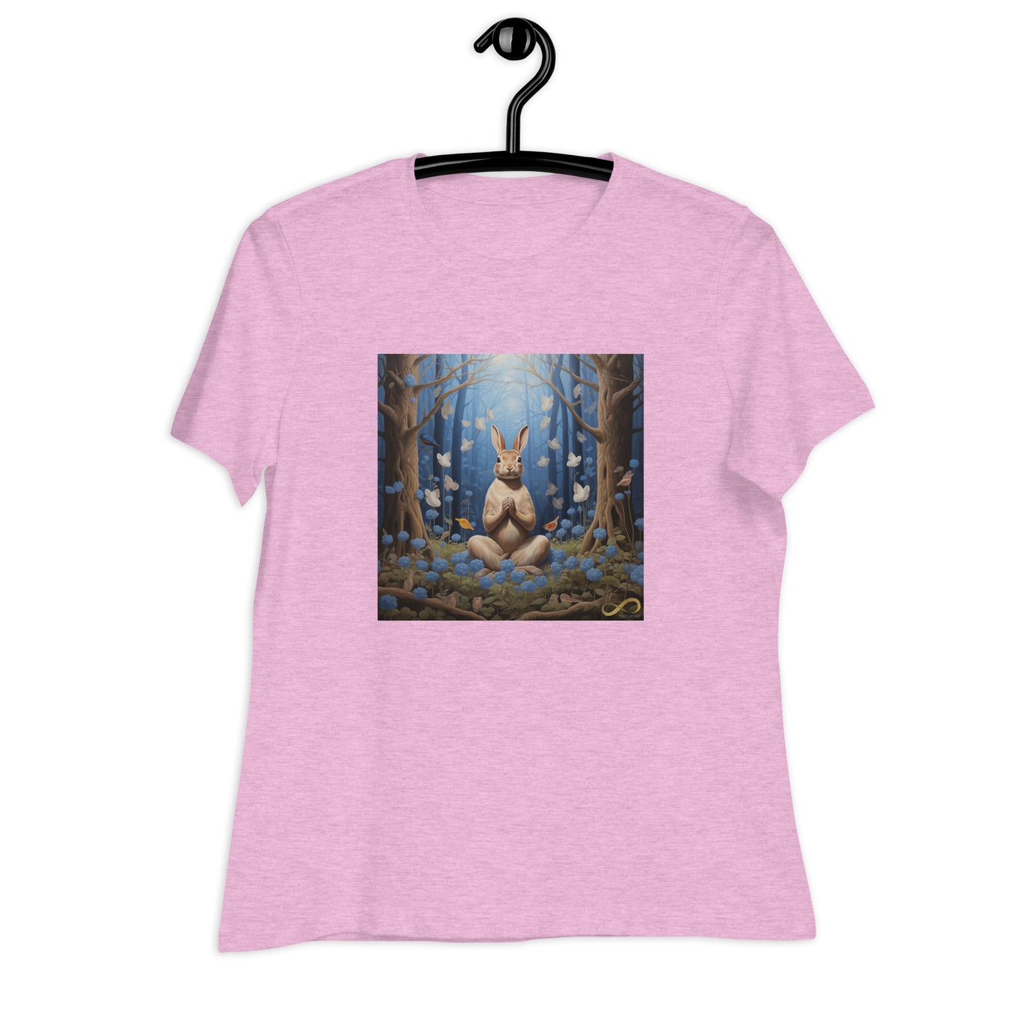 Meditating Zen Rabbit Women's Shirt