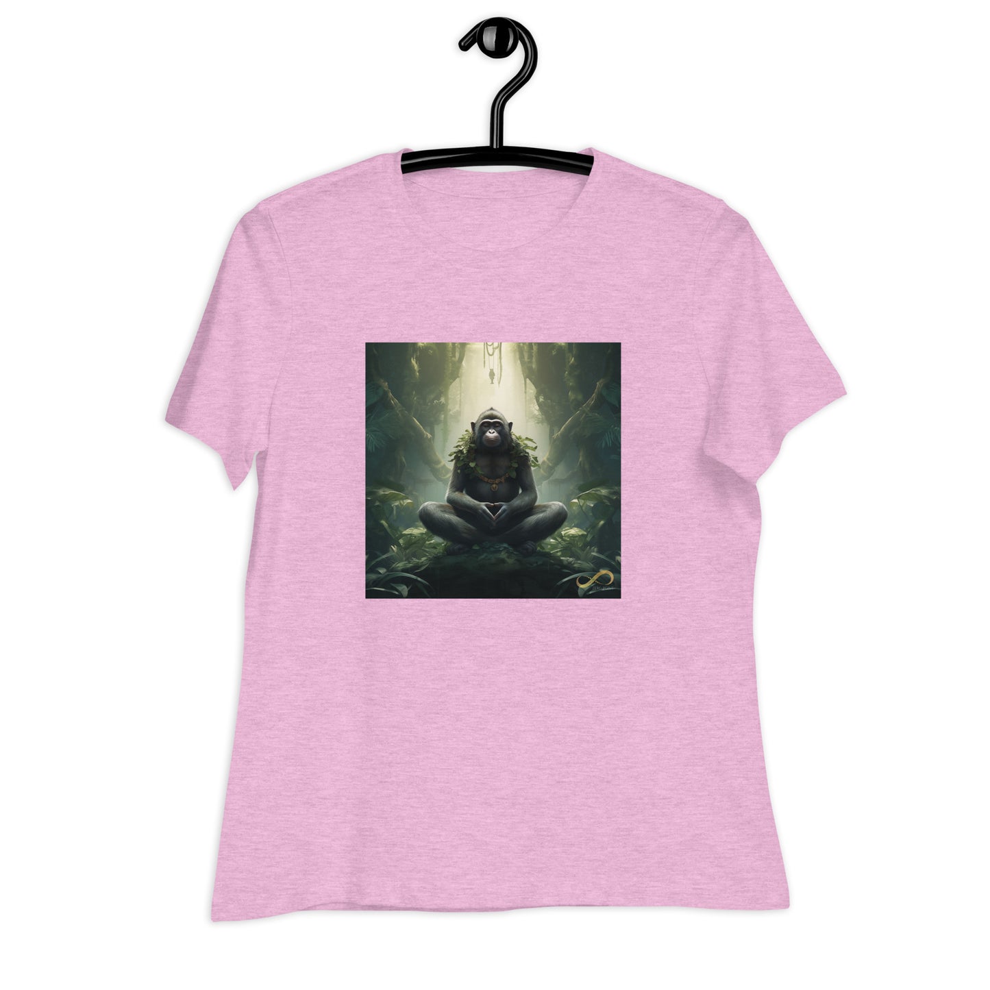 Meditating Zen Monkey Mind Women's Shirt