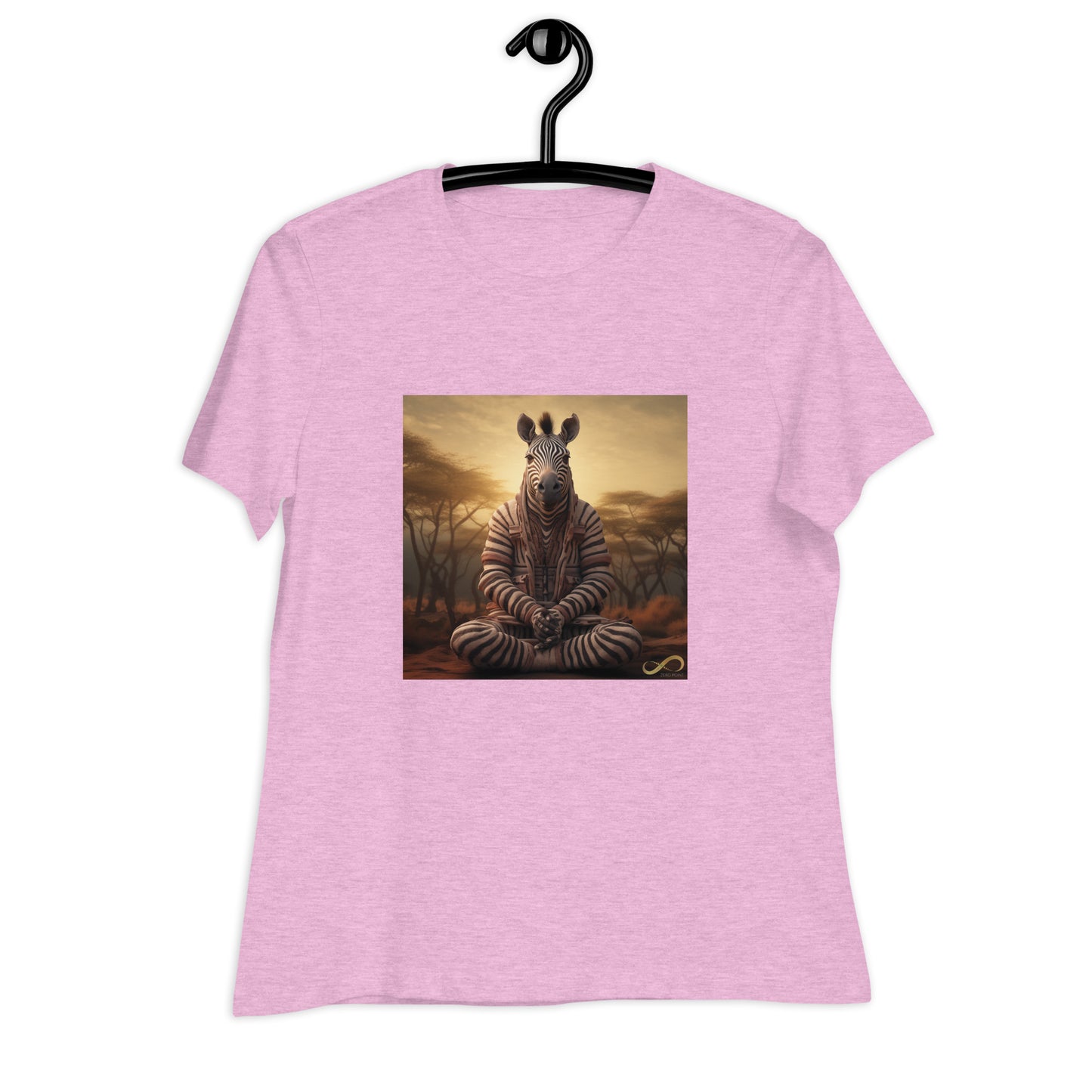 Meditating Zen Zebra Women's Shirt