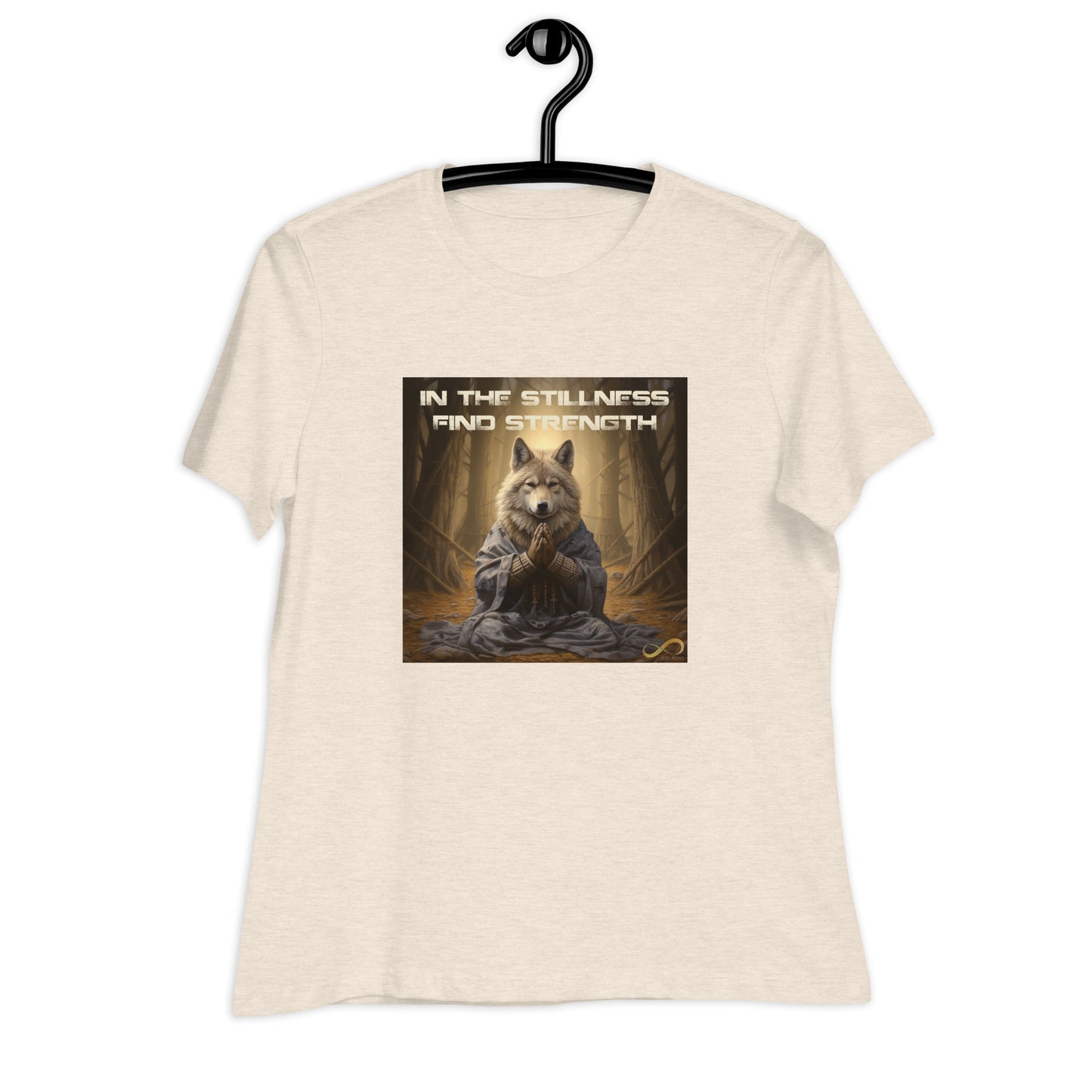 Meditating Zen Tiger with Mantra Women's Shirt