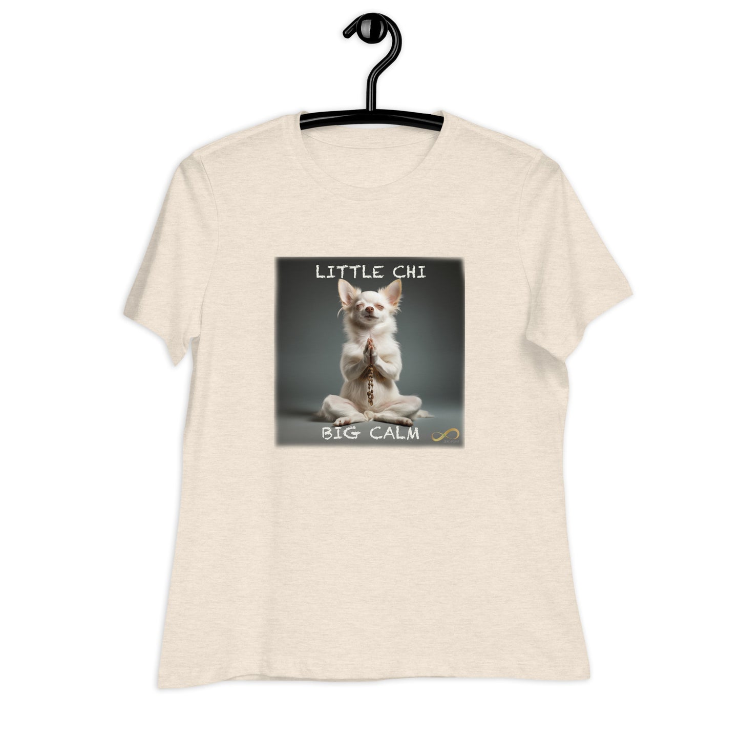 Meditating Zen Chihuahua with Mantra Women's Shirt