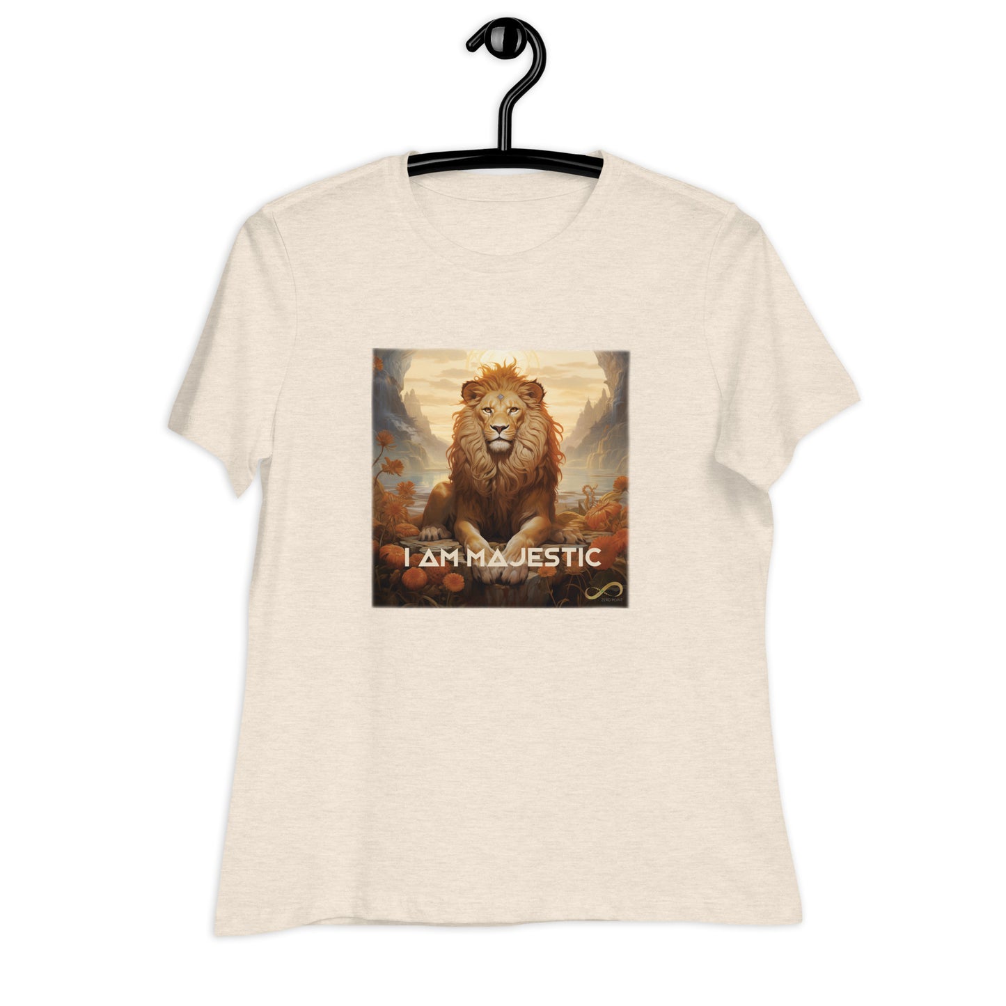 Meditating Zen Lion with Mantra Women's Shirt